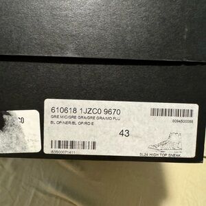 YSL high top sneakers. No longer available online. Perfect condition.